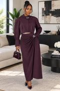 Classy Two-piece Maxi Set
