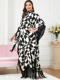 Camy Zebra Print Kaftan