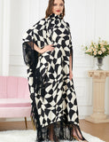 Camille Zebra Print Kaftan